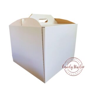 Tortenkarton mit Griff -  Stabil und Leicht zu Falten