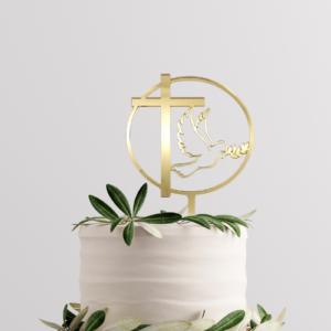 Cake Topper für die Kommunion aus Acryl oder Holz