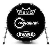 Aquarian Remo Evans Bass Drum Heads