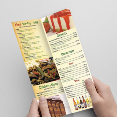 A4 Slim Folded Flyers & Leaflets