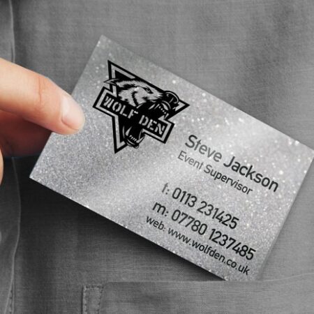 Metallic Business Cards