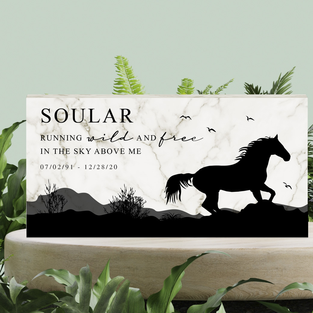 Custom Memorial Stone - Solular