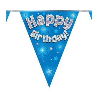 HAPPY BIRTHDAY BLUE BUNTING