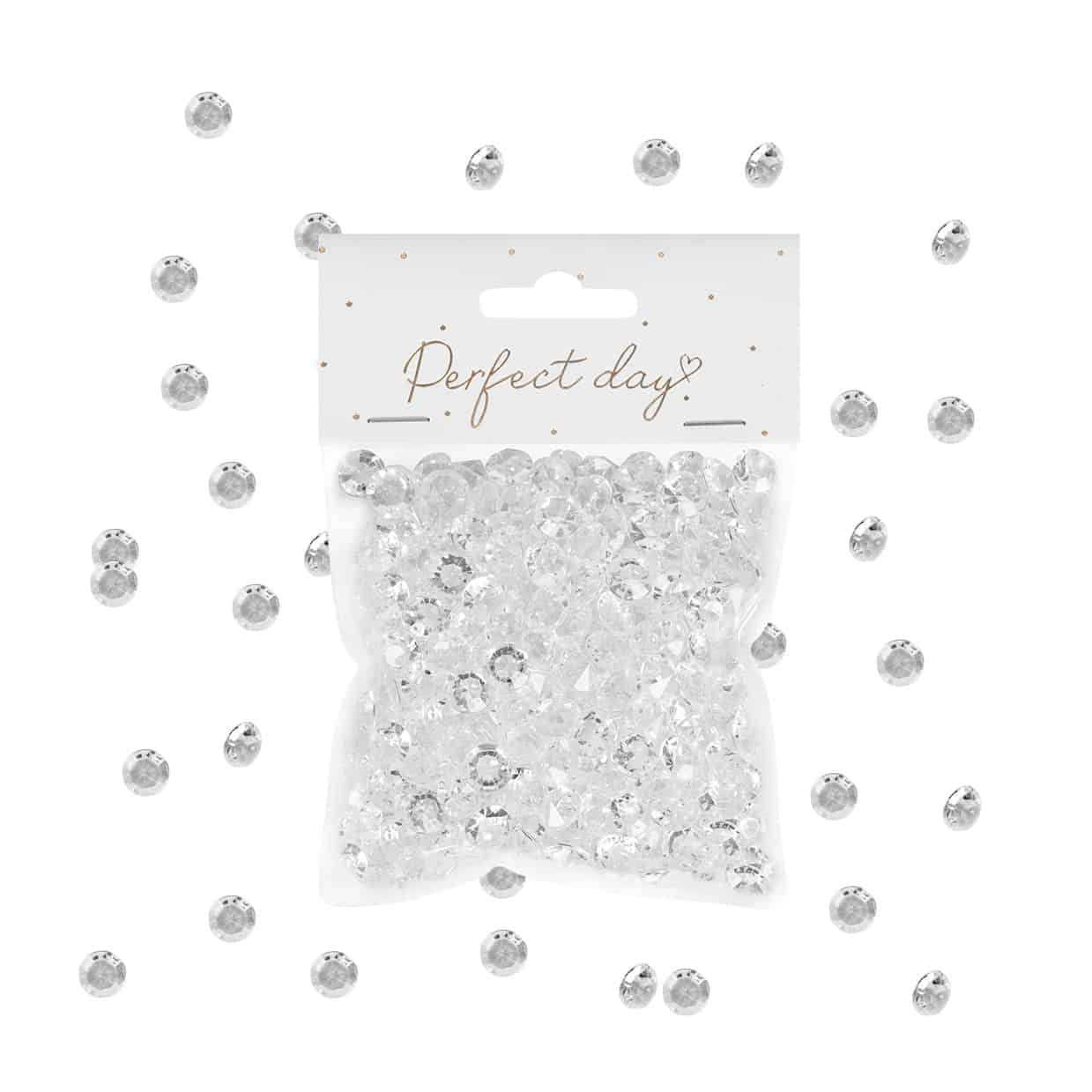 TABLE SCATTER CRYSTALS