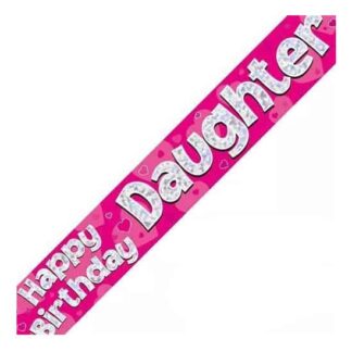 HAPPY BIRTHDAY DAUGHTER BANNER