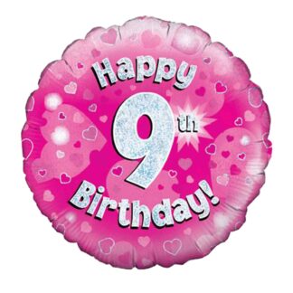PINK FOIL BALLOON 9