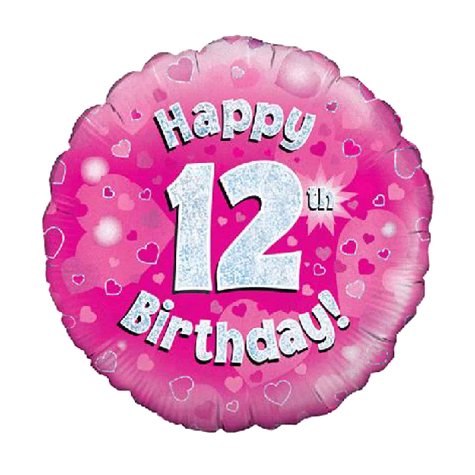 PINK FOIL BALLOON 12