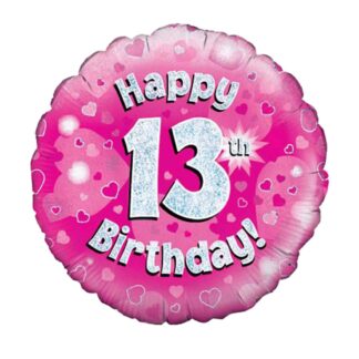 PINK FOIL BALLOON 13