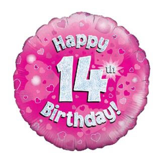 PINK FOIL BALLOON 14