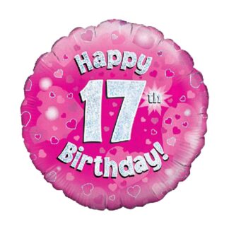 PINK FOIL BALLOON 17