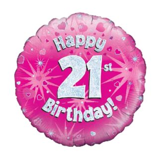 PINK FOIL BALLOON 21
