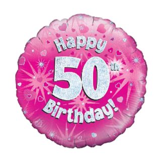 PINK FOIL BALLOON 50