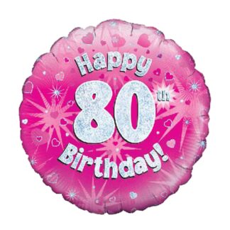 PINK FOIL BALLOON 80