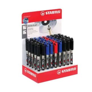 STABILO WRITE-4-ALL MARKER RED