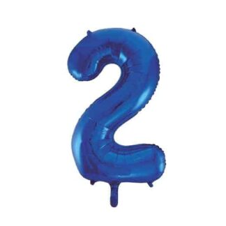 GIANT No.2 BLUE BALLOON