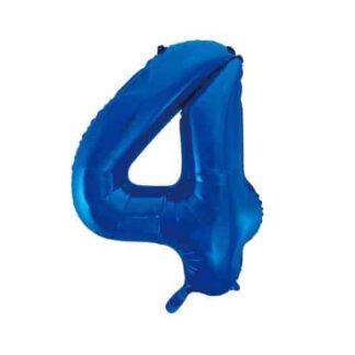 GIANT No.4 BLUE BALLOON