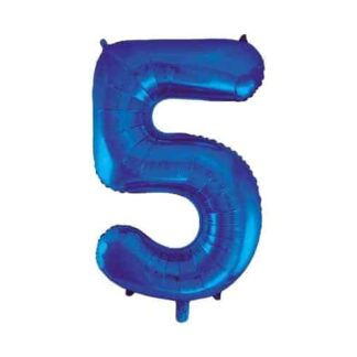 GIANT No.5 BLUE BALLOON