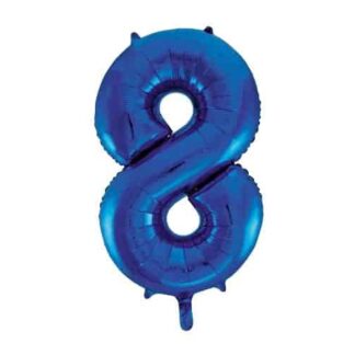 GIANT No.8 BLUE BALLOON