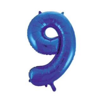 GIANT No.9 BLUE BALLOON