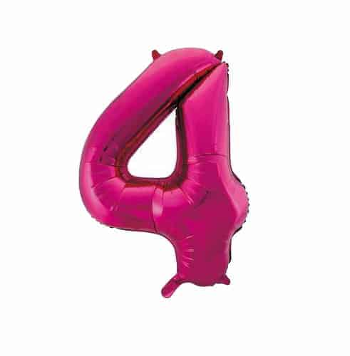 GIANT No.4 PINK BALLOON
