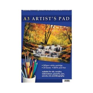 STATIONERY ARTIST PAD SPIRAL A3