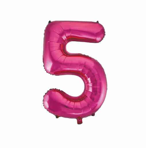 GIANT No.5 PINK BALLOON