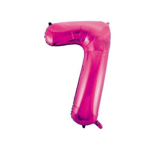 GIANT No.7 PINK BALLOON