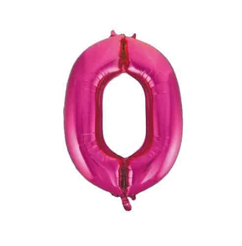 GIANT No.0 PINK BALLOON