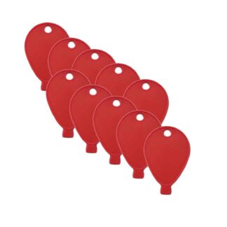 RED BALLOON SHAPED WEIGHTS