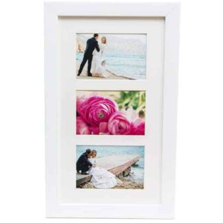 Frost White Triple Frame