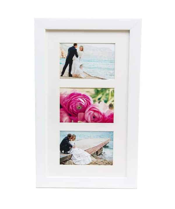 Frost White Triple Frame