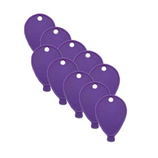 PURPLE BALLOON SHAPED WEIGHTS