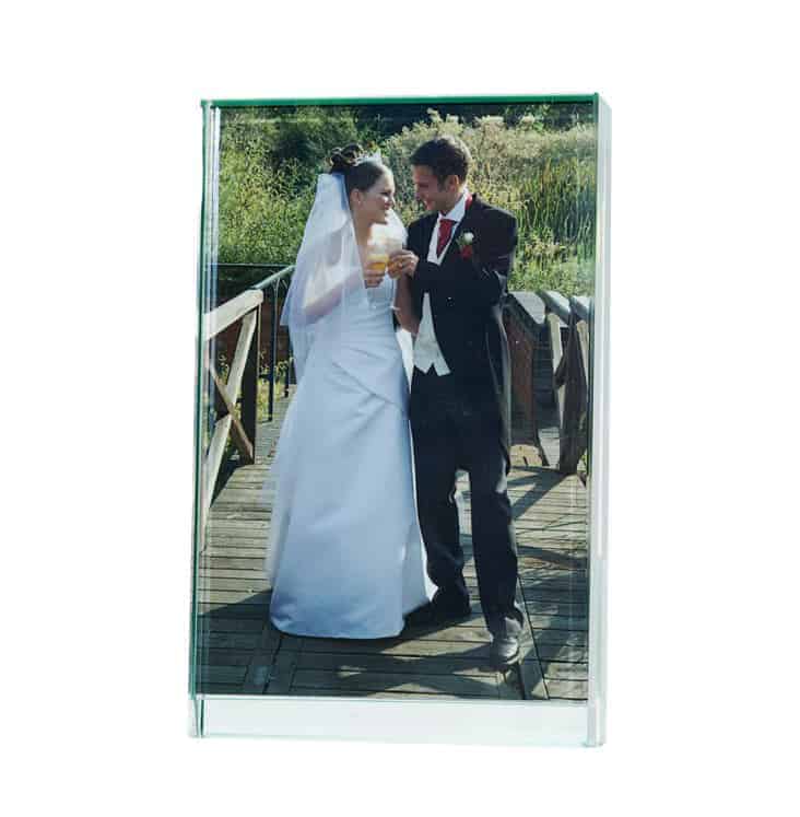 Level Heavy Glass Frame 8x6 Vertical