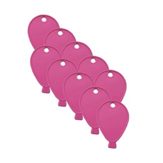HOT-PINK BALLOON SHAPED WEIGHTS