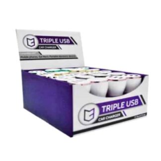 TRIPLE USB CAR CHARGER