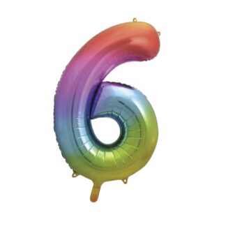 GIANT No.6 RAINBOW BALLOON