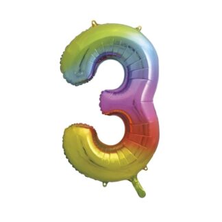 GIANT No.3 RAINBOW BALLOON