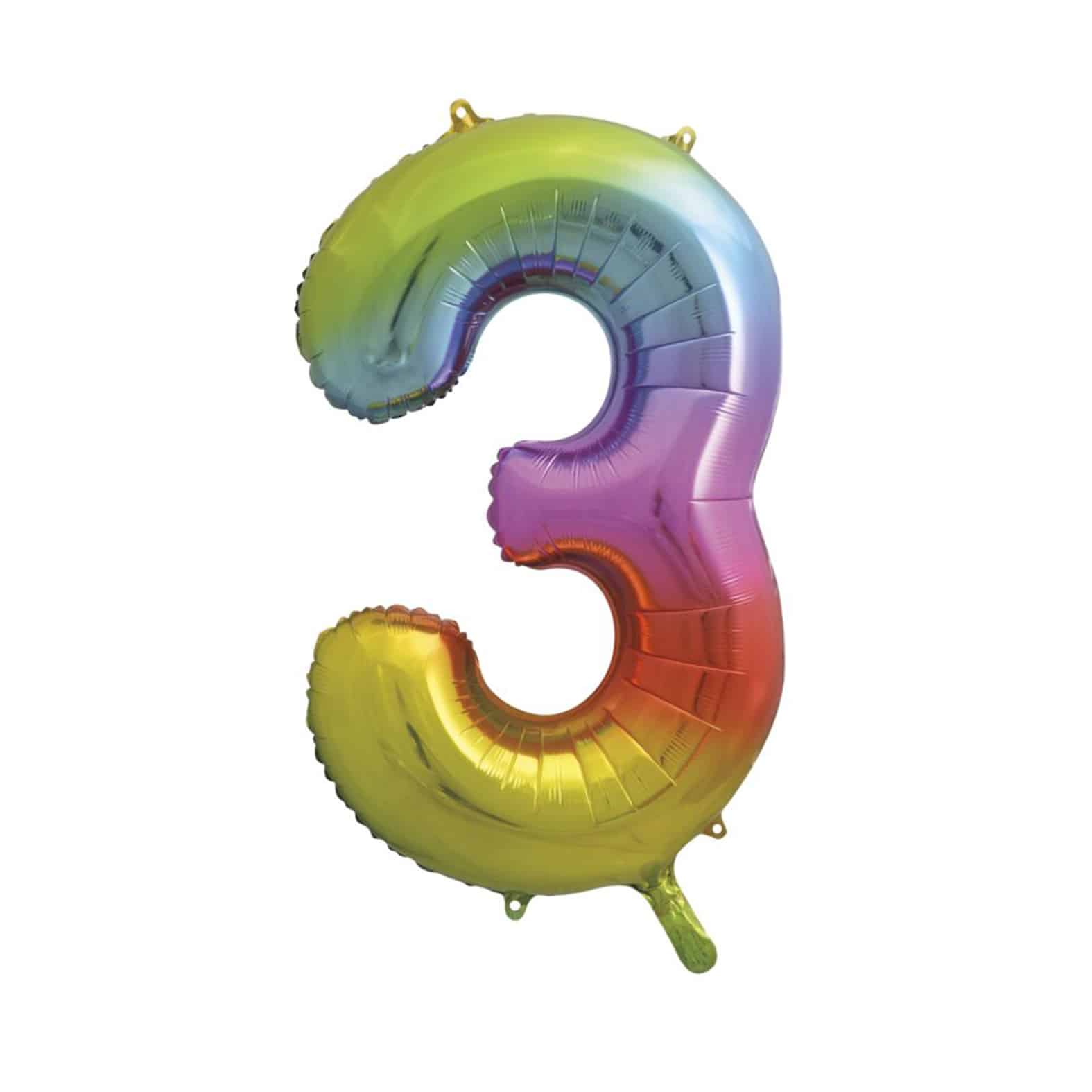 GIANT No.3 RAINBOW BALLOON