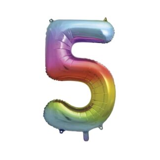 GIANT No.5 RAINBOW BALLOON