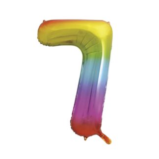GIANT No.7 RAINBOW BALLOON
