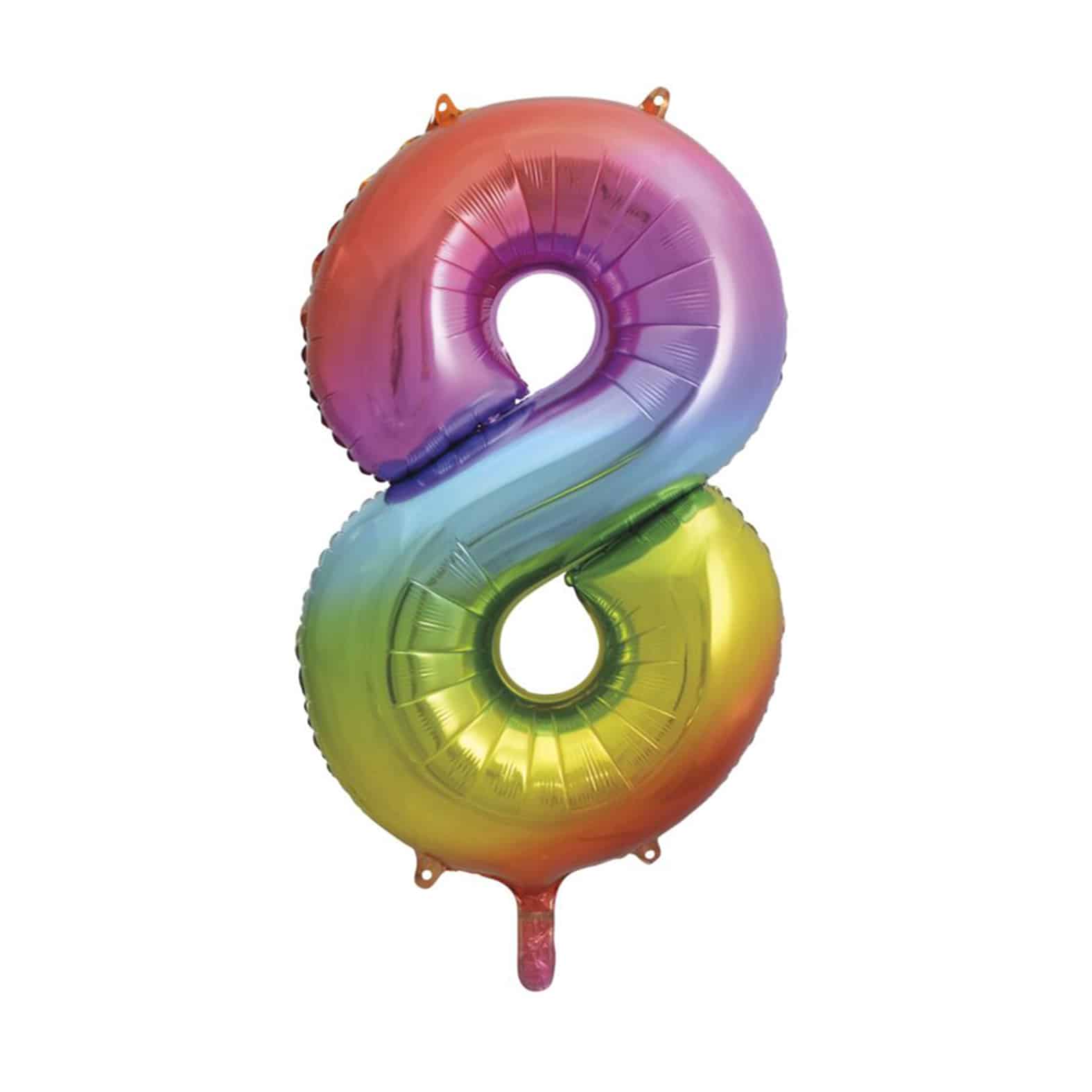 GIANT No.8 RAINBOW BALLOON