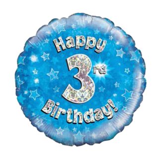 BLUE FOIL BALLOON 3