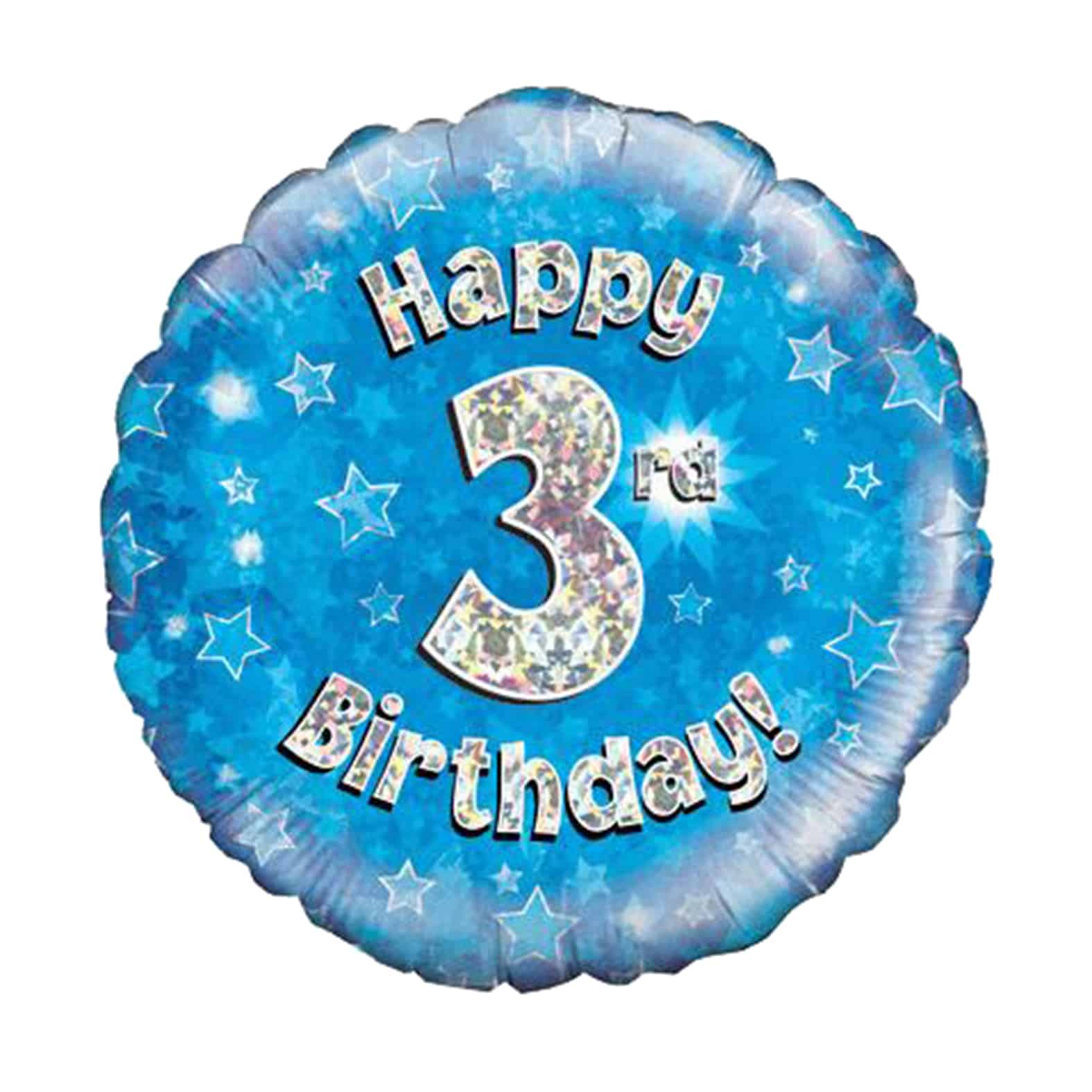 BLUE FOIL BALLOON 3
