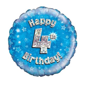 BLUE FOIL BALLOON 4
