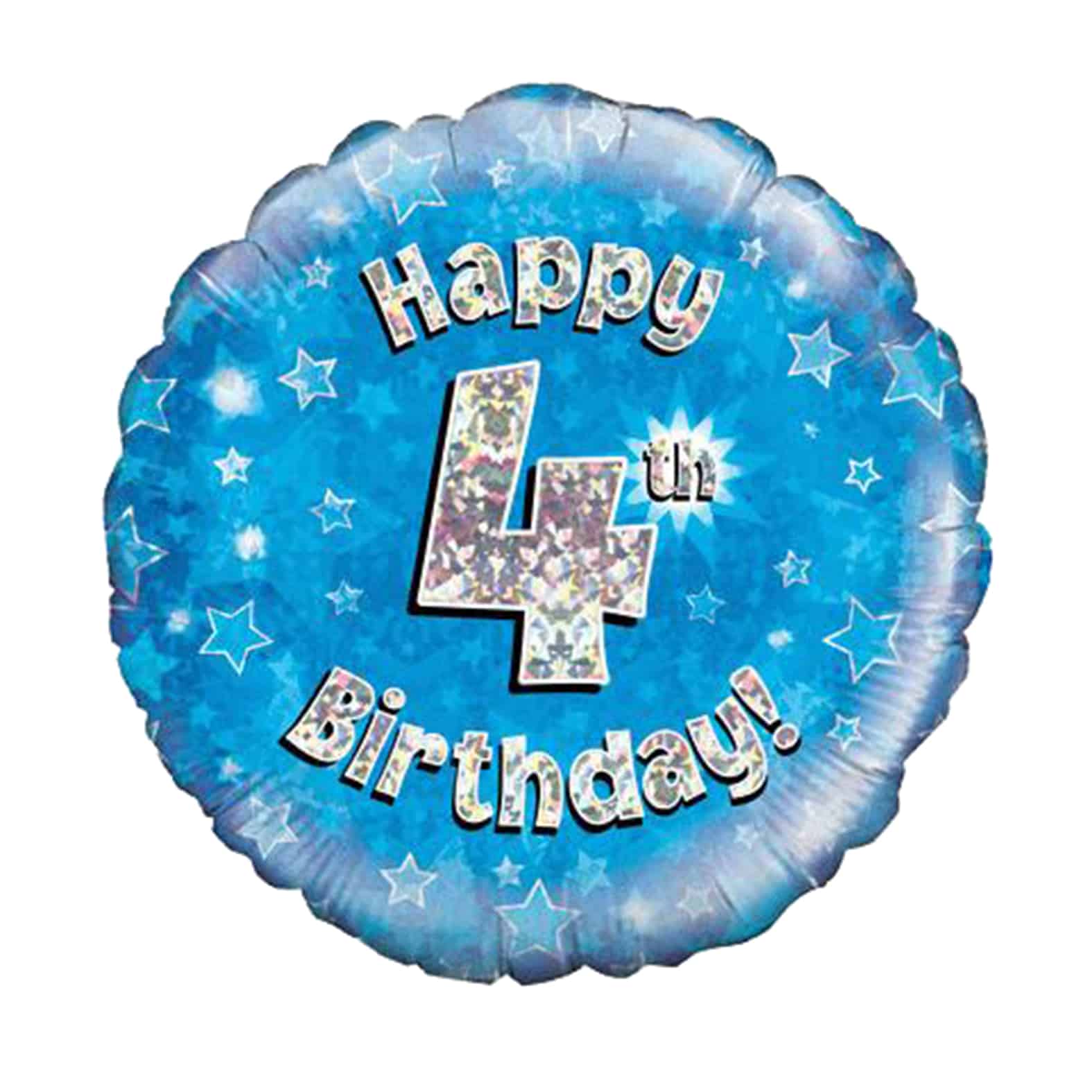 BLUE FOIL BALLOON 4