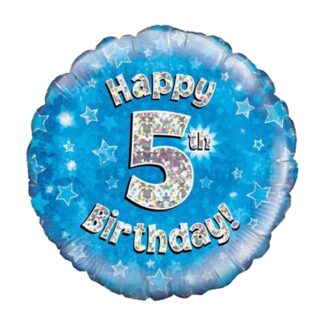 BLUE FOIL BALLOON 5