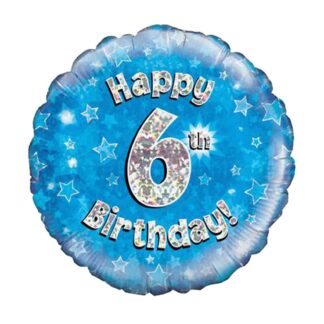 BLUE FOIL BALLOON 6