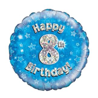 BLUE FOIL BALLOON 8