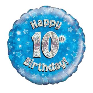 BLUE FOIL BALLOON 10
