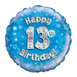 BLUE FOIL BALLOON 13